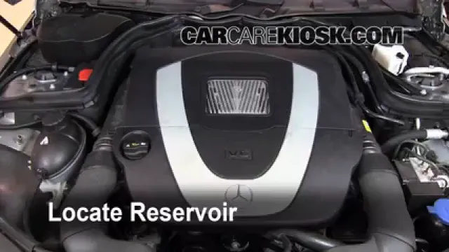 2009 Mercedes-Benz C300 Sport 3.0L V6 Líquido limpiaparabrisas Agregar líquido